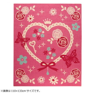 �f�X�N�J�[�y�b�g ���[���}�b�g �w�L�����[ �c�[�x �s���N 110×133cm 4720329 �C���e���A �~���E�J�[�e��