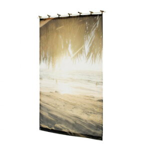 �f�W�^���v�����g�J�[�e�� �r�[�` 105×178cm 14119871122 �C���e���A �~���E�J�[�e��