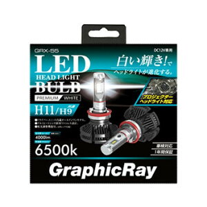 A[NX(axs) GRX-55 LEDwbhvpou H11 6500K v~AzCg X|[cEAEghA J[E]