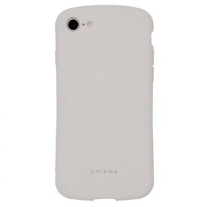 Chrome iPhoneSE(第2世代)/iPhone8/7専用背面型スマホケース ベージュ iP7-CH07 パソコン・AV機器関連 PC・携帯関連