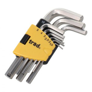 TRAD 9PCステン六角棒レンチセット TSH-9S 820366 ガーデニング・DIY・防殺虫 ガーデニング・花・植物・DIY