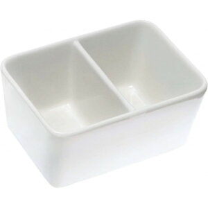 墨運堂   陶器 角筆洗 2穴 15.0cm 文具・玩具 文具