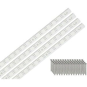 ハイロジック 98185 リーフ棚柱 904mm ホワイト 4本(ビス付) ガーデニング・DIY・防殺虫 ガーデニング・花・植物・DIY