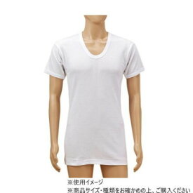 神戸生絲 紳士U首半袖 L PC161 　ホワイト アパレル　メンズ メンズ（その他）