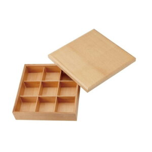 光洋陶器 花伝 九つ仕切り 箱 木製 54650093 家事用品 食器