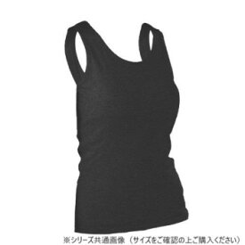 グローバル・ジャパン コットン100％パット付きタンクトップ LL-3L ブラック アパレル　レディース レディース（トップス）春夏