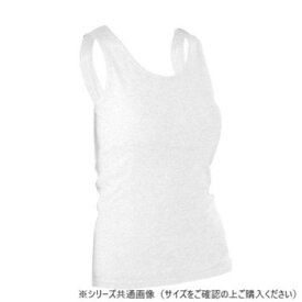 グローバル・ジャパン コットン100％パット付きタンクトップ M-L ホワイト アパレル　レディース レディース（トップス）春夏