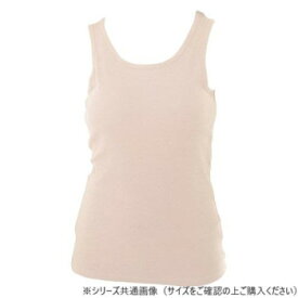 グローバル・ジャパン コットン100％パット付きタンクトップ LL-3L ナチュラルベージュ アパレル　レディース レディース（トップス）春夏