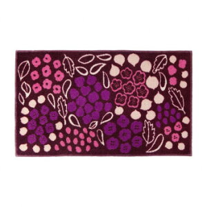 (�N���[���e�b�N�X) �f�U�C���}�b�g Kobe Muoto Collection liila 45×75cm �C���e���A �~���E�J�[�e��