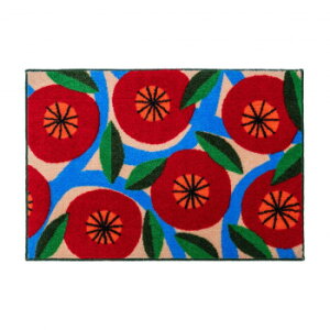 (�N���[���e�b�N�X) ���փ}�b�g JPM-Indoor BOOKHOU POPPIES 45×65cm �C���e���A �~���E�J�[�e��