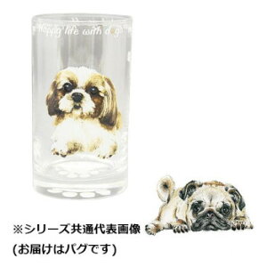 わんコレ ガラスタンブラー パグ wa-gt-S7 家事用品 食器