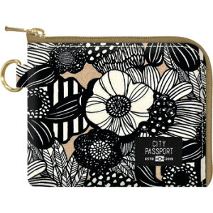 �X�C�b�`�X�^���X CITYPASSPORT �p�X�P�[�X Art Flower �A�[�g�t�����[ �x�[�W�� 7140BE �����G�� ���z�E�J�[�h�P�[�X