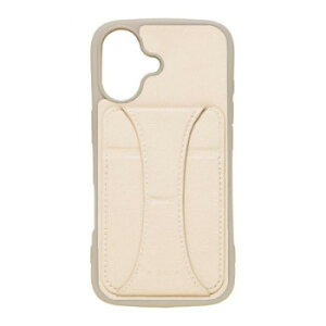 NICOLA iPhone17��p�w�ʌ^�P�[�X Ecru/�G�N���� iP25-61-NIC01 �p�\�R���EAV�@��֘A PC�E�g�ъ֘A