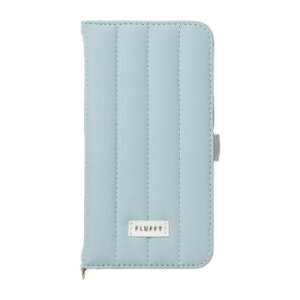 FLUFFY iPhone17��p�蒠�^�P�[�X Pale Blue/�y�[���u���[ iP25-61-FFY03 �p�\�R���EAV�@��֘A PC�E�g�ъ֘A
