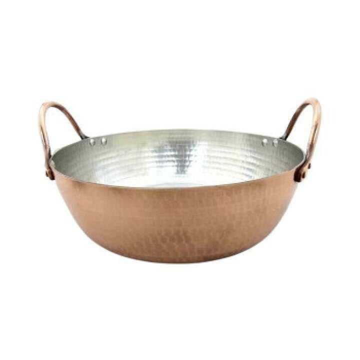 楽天市場】中村銅器製作所 銅製 天ぷら鍋 26cm 家事用品 鍋（パン 