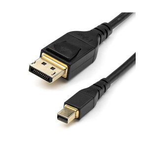 StarTech.com Mini DP-DisplayPort1.4 P[uVESAF؁^8K60HzA4K120HzΉ^HBR3 DP14MDPMM2MB 1{