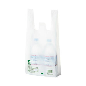 (まとめ) TANOSEEバイオマス配合レジ袋(乳白) 20号 1セット(1000枚:100枚×10パック) 【×3セット】