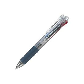 （まとめ）ジョインテックス 多色ボールペン透明 4色 10本 H038J-4C10【×2セット】