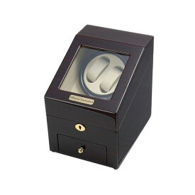 Royal hausen ロイヤルハウゼン ウォッチワインダー ワインディングマシーン 2本用 3本収納 上品な高級感 モダンデザイン GC03-S66EW