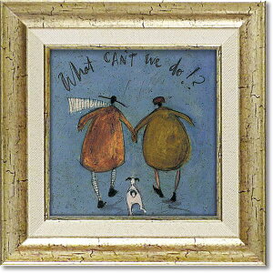 ユーパワー サム・トフト Gel加工 アートフレーム 「どうすりゃいいんだ!?」