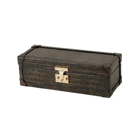 Royal hausen ロイヤルハウゼン 時計収納ケース 牛革クロコ型押し 4本収納 大事な腕時計を大切に保管 SWB001-4