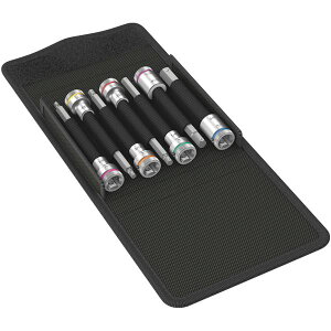 WERA ���F�� 7�� �����p3/8DR Hex-Plus �r�b�g�\�P�b�g �Z�b�g �C���`�T�C�Y 003181 �H�� �c�[�� DIY ��ƍH�� ����