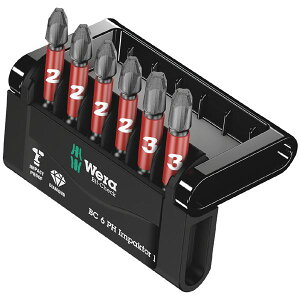 WERA ���F�� 6�{�g �C���p�N�g�p �v���X�h���C�o�[�r�b�g�Z�b�g 057691 �H�� �c�[�� DIY ��ƍH�� ����