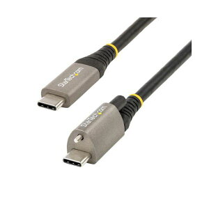 StarTech.com トップロック付きUSB-Cケーブル 1m 10Gbps/USB 3.1(3.2Gen1)/100W(5A)PD USB31CCTLKV1M 1本