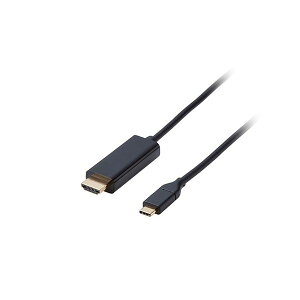 GR USB Type-C(TM) - HDMI(R)ϊP[u 1m ubN CAC-CHDMI10BK2ywsz