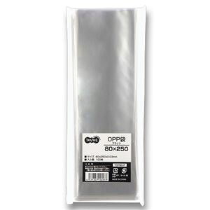 (まとめ) TANOSEE OPP袋 フラット 80×250mm 1パック(100枚) 【×20セット】