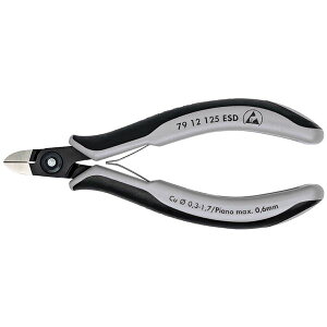 KNIPEX クニペックス 7912-125ESD エレクトロニクスニッパー 工具 ツール DIY 作業工具 道具 ニッパー