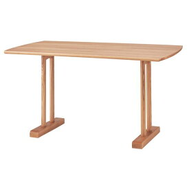 ダイニングテーブル リビングテーブル 幅120cm 木製 ナチュラル エコモ リビング ダイニング インテリア家具【代引不可】
