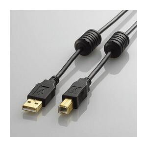 (�܂Ƃ�)�G���R�� �t�F���C�g�R�A�t��USB2.0�P�[�u�� U2C-BF50BK�y×5�Z�b�g�z
