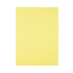 (まとめ) TANOSEE 模造紙(プルタイプ) 本体 788×1085mm 50mm方眼 クリーム 1ケース(20枚) 【×5セット】