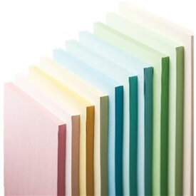 （まとめ） 長門屋商店 Color Paper A4 厚口 空 ナ-3312 1冊（100枚） 【×5セット】