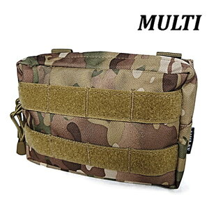 ウェストポーチ ウエストバッグ MULTI モール対応 防水布使用 外ナイロン100% 裏ラバーコーティング ミリタリーバッグ