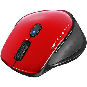 �o�b�t�@���[�i�T�v���C�j ���� BlueLED 5�{�^�� NEOFIT�}�E�X S�T�C�Y ���b�h BSMBW510SRD