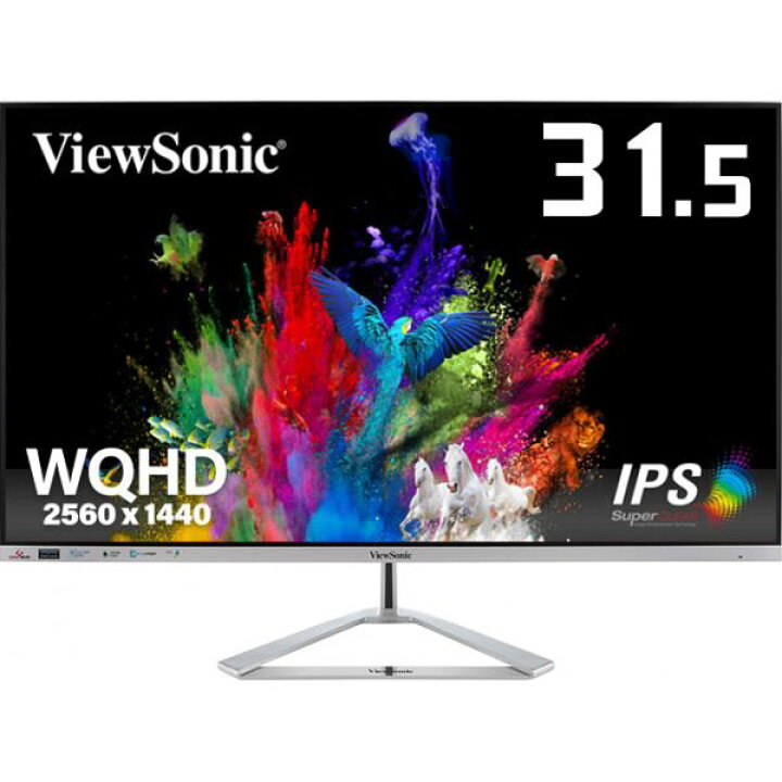 楽天市場】ビューソニックジャパン 31.5型ワイドモニター WQHD IPS 