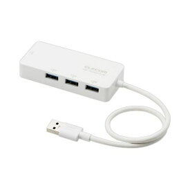 エレコム USB-A1Gbps有線LANアダプター USBハブ付 ホワイト EDC-GUA3H2-W 1個