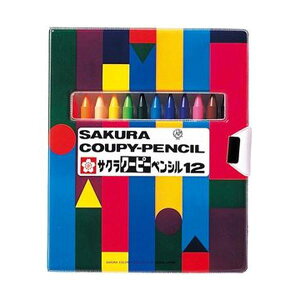 (まとめ)サクラクレパス クーピーペンシル12色(ソフトケース入)FY12R1 1パック【×20セット】