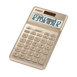 �J�V�I�v�Z�@ CASIO �X�^�C���b�V���d�� �W���X�g�^�C�v12�� �S�[���h JF-S200-GD-N