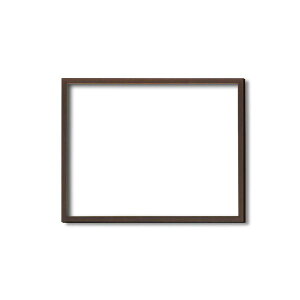 〔 木製額 〕 デッサン額 大衣サイズ 509×394mm ブラウン 壁掛けひも付き UVカットアクリル 木製 フレーム 額縁 額