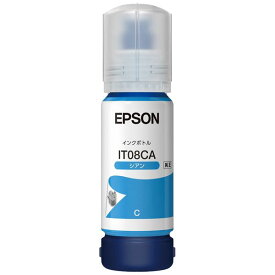 (まとめ) 【純正品】 EPSON(エプソン) IT08CA インクボトル シアン 【×3セット】