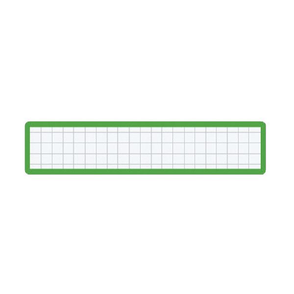 （まとめ）コクヨ マグネット見出しカード寸法19×105mm 緑 マク-411G 1セット（10個）【×5セット】のサムネイル