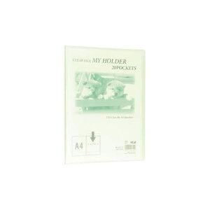 (まとめ)テージー マイホルダー20P MC202-15 A4S Lグリーン【×30セット】