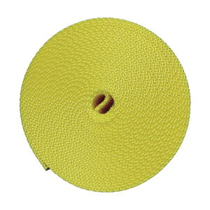 (まとめ) TRUSCO ナイロン平ベル 1.6t×30mm×5m 黄色 TNB305-Y 1巻 【×5セット】