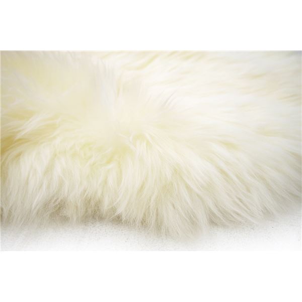 楽天市場】ムートン ラグマット 約60×90cm ホワイト 表面羊毛皮100