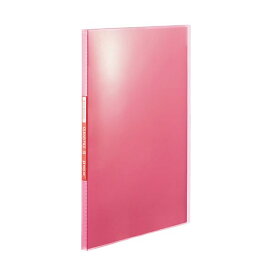 (まとめ) キングジム シンプリーズクリアーファイル(透明) A4タテ 20ポケット 背幅12mm ピンク TH184TSPP 1冊 【×50セット】