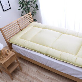寝具 清潔 快適 敷き布団 ダニ増殖抑制 日本製 無地 シンプル シングルロング 約100×210cm