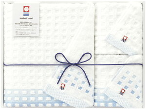 今治タオル 蒼海 バスタオル&ウォッシュタオル2P J-4330 ギフト 贈り物 プレゼント お中元 お歳暮 お祝い